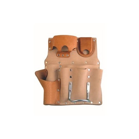 Bon Tool Bon 84-433 Tool Holder, Leather 8 Pocket, Right 84-433